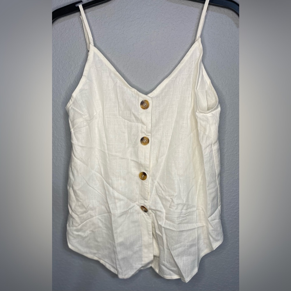 Hayden Los Angeles - Linen Tank Top Blouse NWT